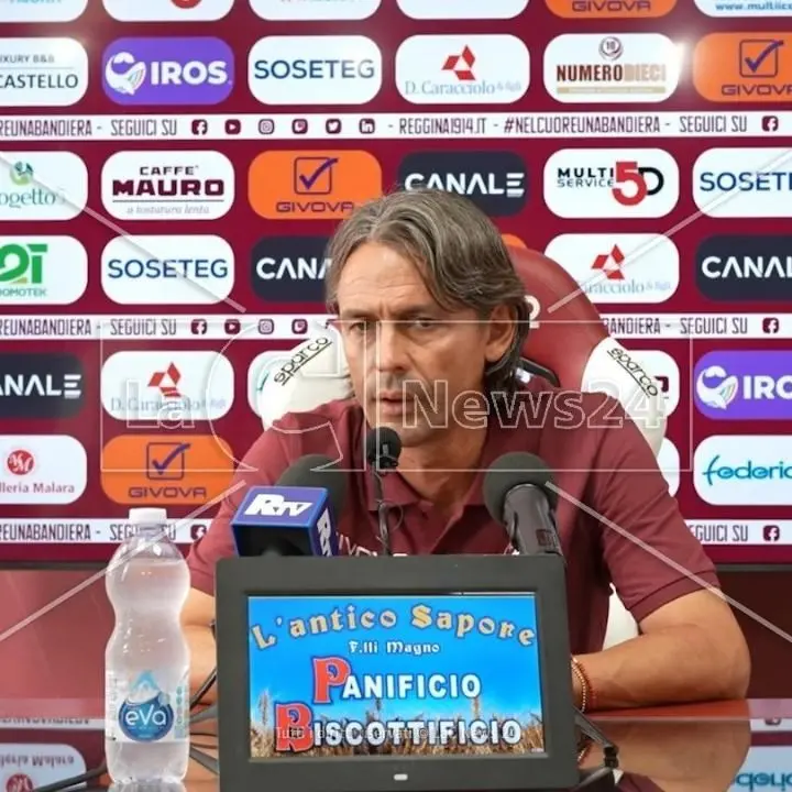 Verso Reggina-Cittadella, Inzaghi: «Ho tanti dubbi. Vogliamo sfatare il tabù granata»