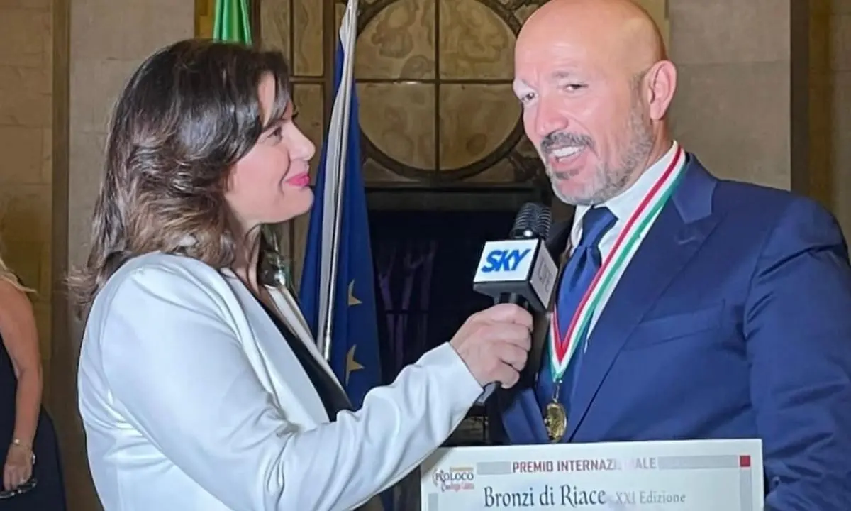 Premio internazionale Bronzi di Riace, il riconoscimento assegnato all’imprenditore Giancarlo Greco