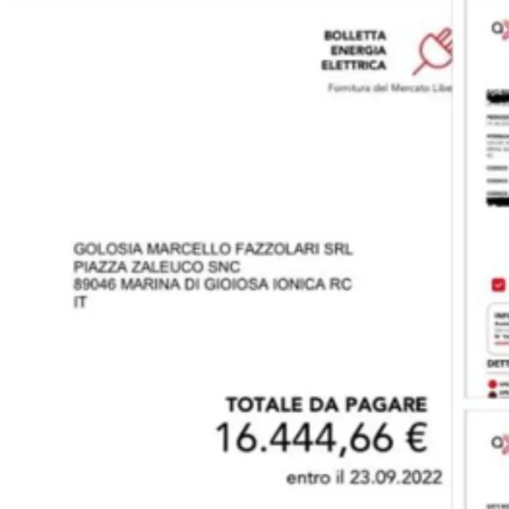 Caro energia, lo sfogo sui social di un imprenditore della Locride: «Bolletta da 40mila euro. Sarà dura resistere»