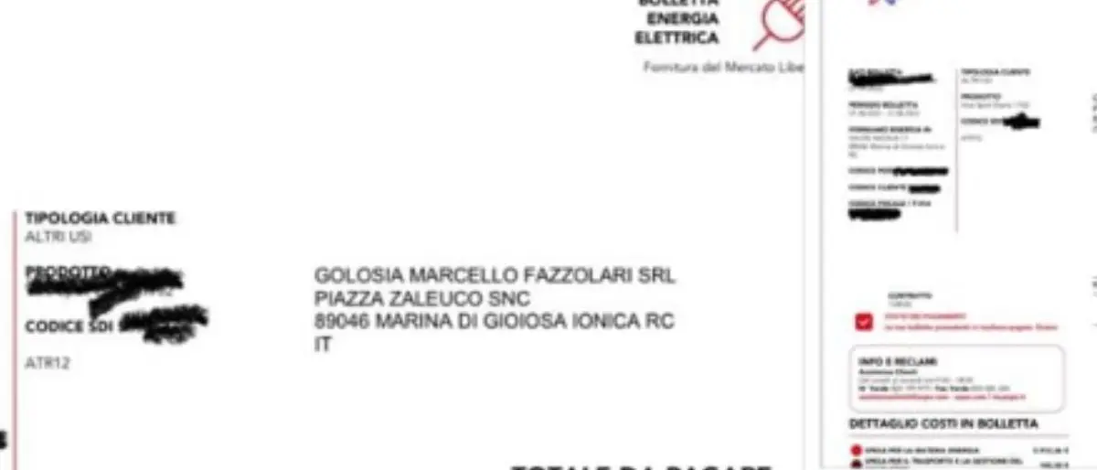 Caro energia, lo sfogo sui social di un imprenditore della Locride: «Bolletta da 40mila euro. Sarà dura resistere»