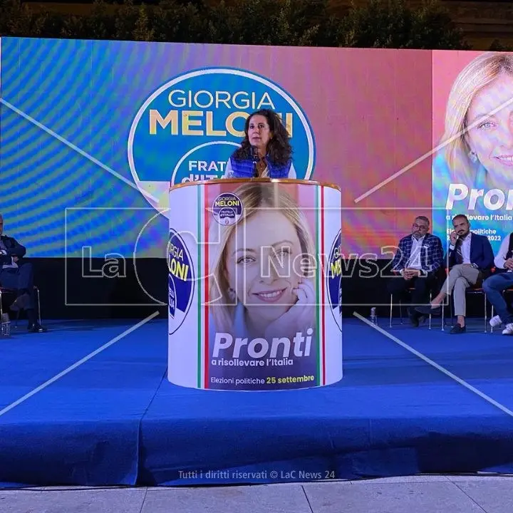 Elezioni, Fratelli d’Italia chiude la campagna elettorale a Locri: «Riporteremo i giovani in Calabria»