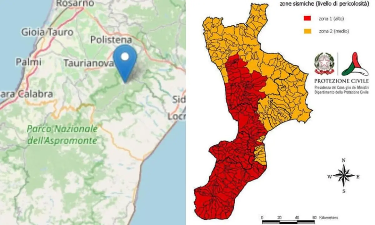 Terremoto di magnitudo 3.1 nel Reggino, epicentro nella Locride: non ci sarebbero danni