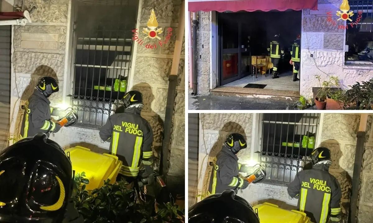 Incendio a Catanzaro, in fiamme una pizzeria del quartiere Sala: si indaga sulle origini del rogo