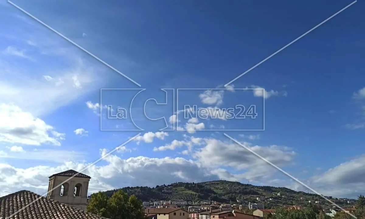 Meteo, in Calabria bel tempo fino al prossimo weekend: cieli sereni o poco nuvolosi quasi ovunque