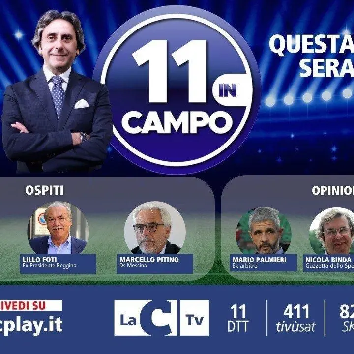 Su LaC Tv il presidente che portò la Reggina in Serie A: Lillo Foti ospite di “11 in campo”