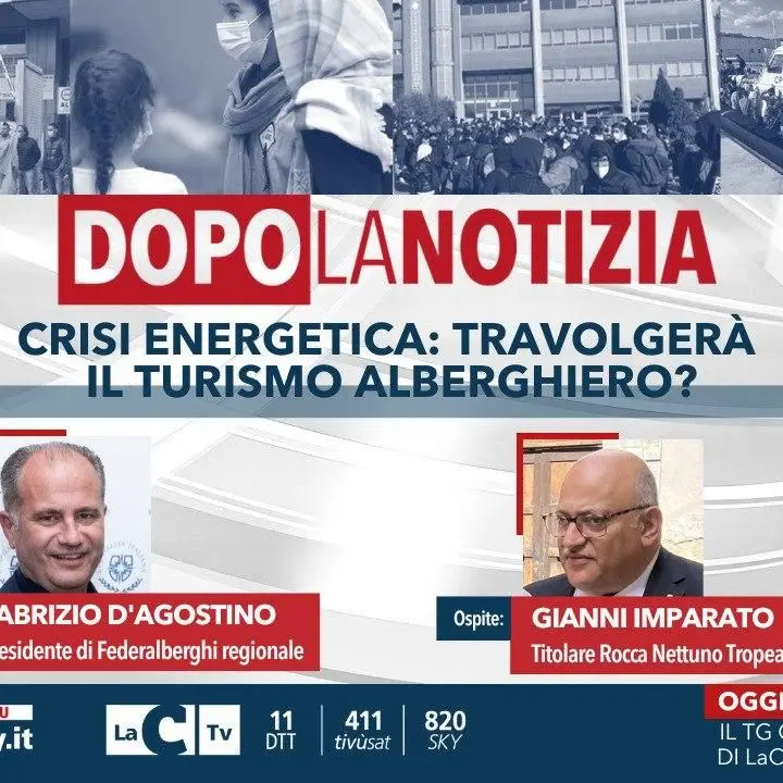 La crisi energetica travolgerà il settore alberghiero? Appuntamento alle 14.30 con Dopo la notizia