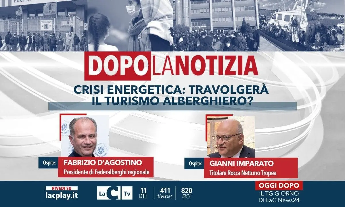 La crisi energetica travolgerà il settore alberghiero? Appuntamento alle 14.30 con Dopo la notizia