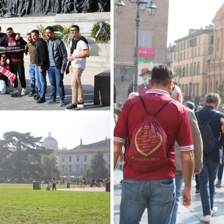 Reggina, Parma si colora d’amaranto: oltre 2mila tifosi in città