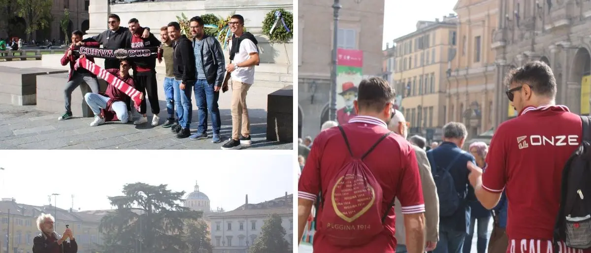Reggina, Parma si colora d’amaranto: oltre 2mila tifosi in città
