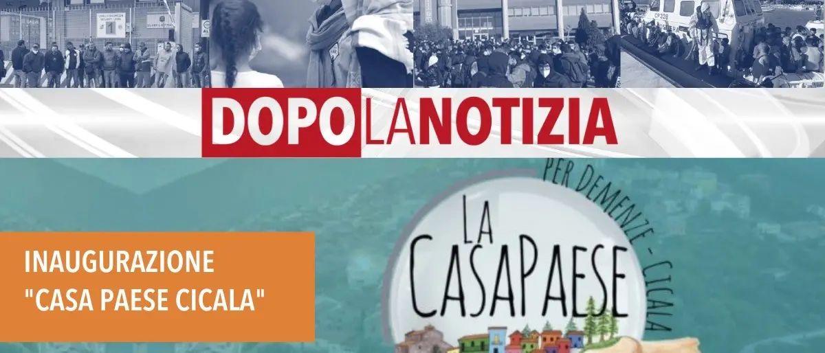 La CasaPaese di Cicala diventa realtà, l’inaugurazione della struttura dedicata a persone con demenze