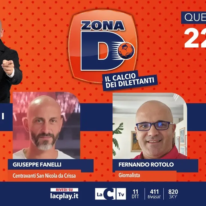 Zona D, una rovesciata prodigiosa per festeggiare i 200 gol in carriera: l’attaccante Fanelli oggi su LaC Tv