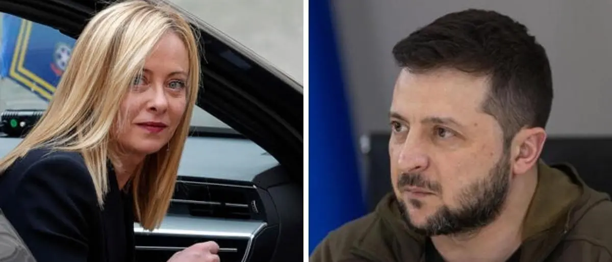Ucraina, la Meloni a Zelensky : «L’Italia sarà sempre dalla vostra parte. Non sei solo»