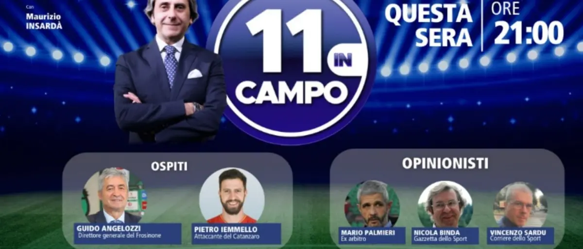 Su LaC Tv l’attaccante del Catanzaro Pietro Iemmello: il bomber giallorosso tra gli ospiti di “11 in campo”