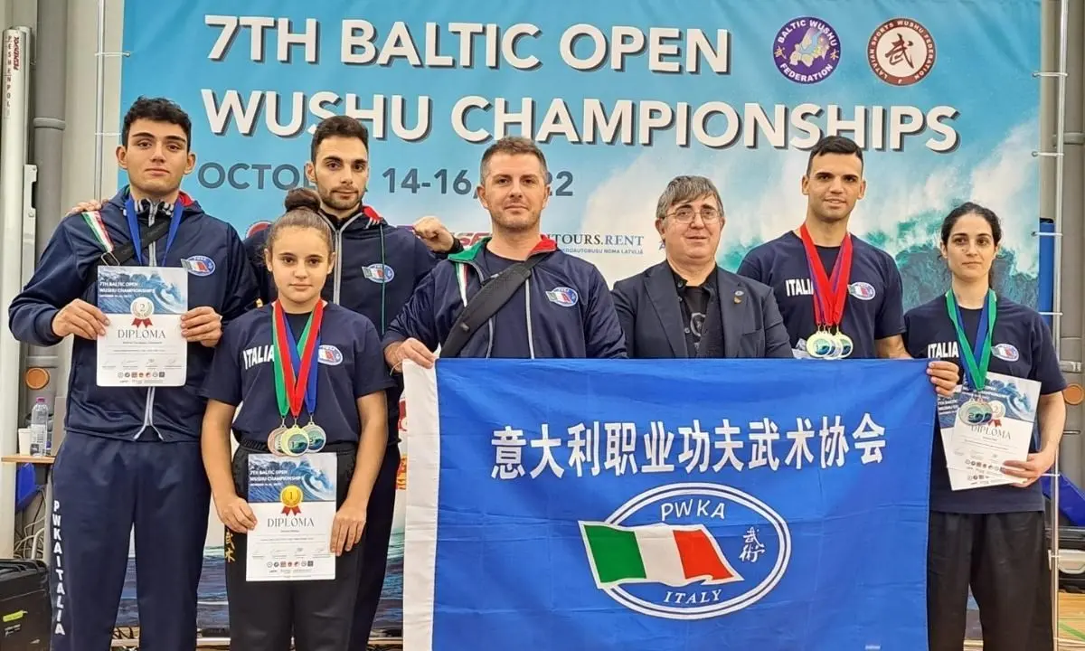 Wushu Kung Fu, atleti calabresi protagonisti in Lettonia ai campionati della Baltic Federation