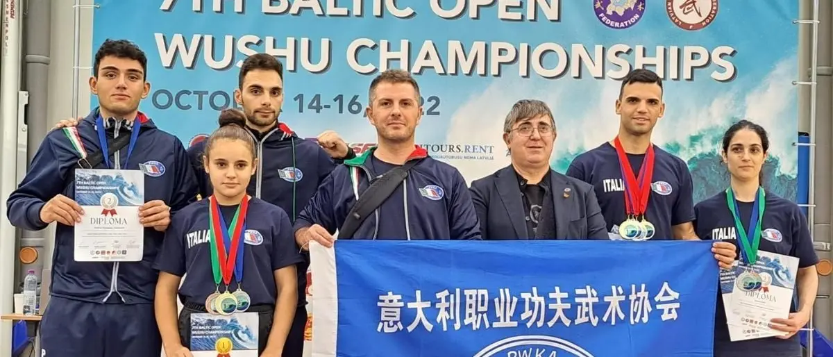 Wushu Kung Fu, atleti calabresi protagonisti in Lettonia ai campionati della Baltic Federation