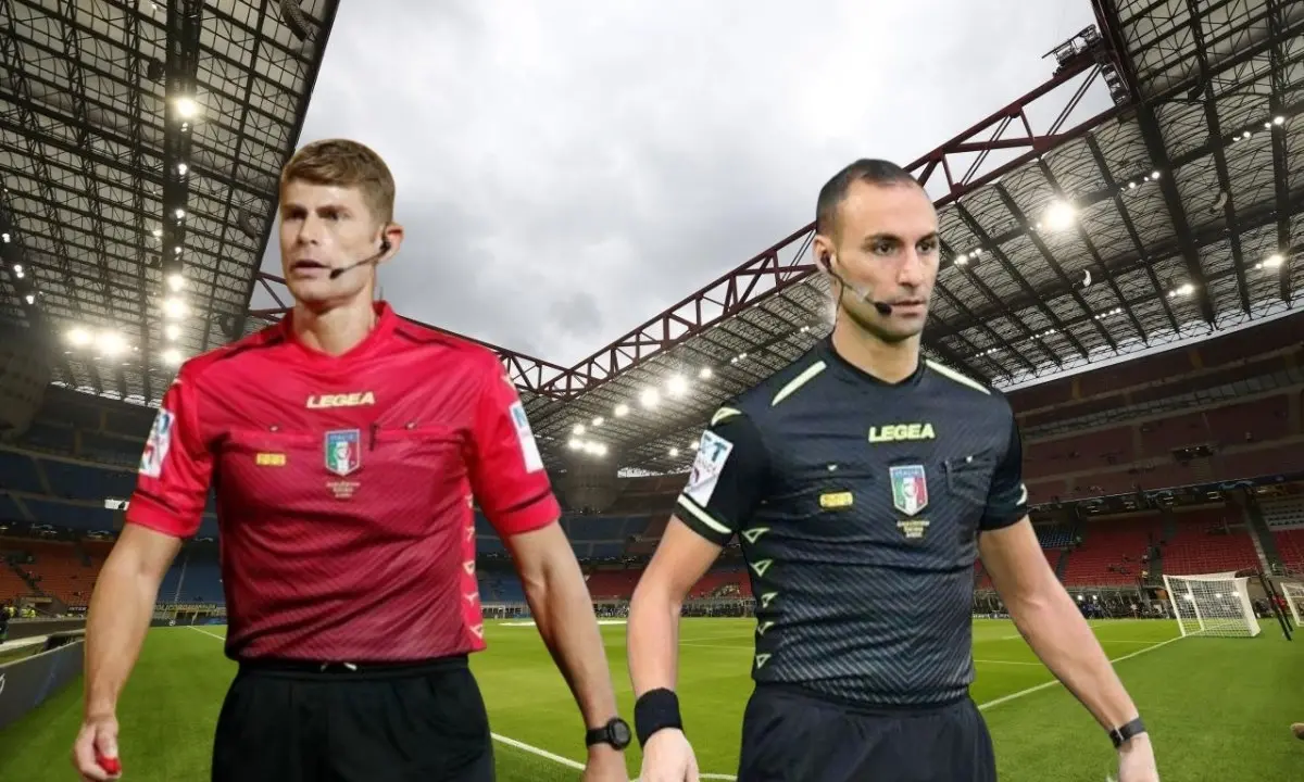 Gli arbitri calabresi Cosso e Massara ancora insieme allo stadio San Siro