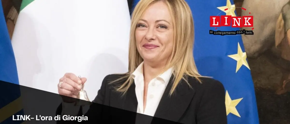 L’ora di Giorgia Meloni, questa sera a Link i primi giorni del nuovo Governo e le sfide per il futuro