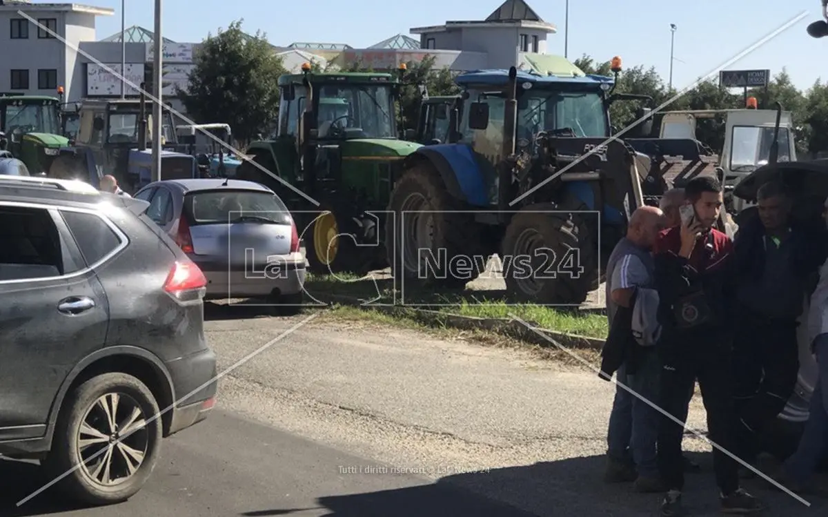 Manca l’acqua, gli agricoltori crotonesi bloccano la statale 106: a rischio la coltivazione dei finocchi