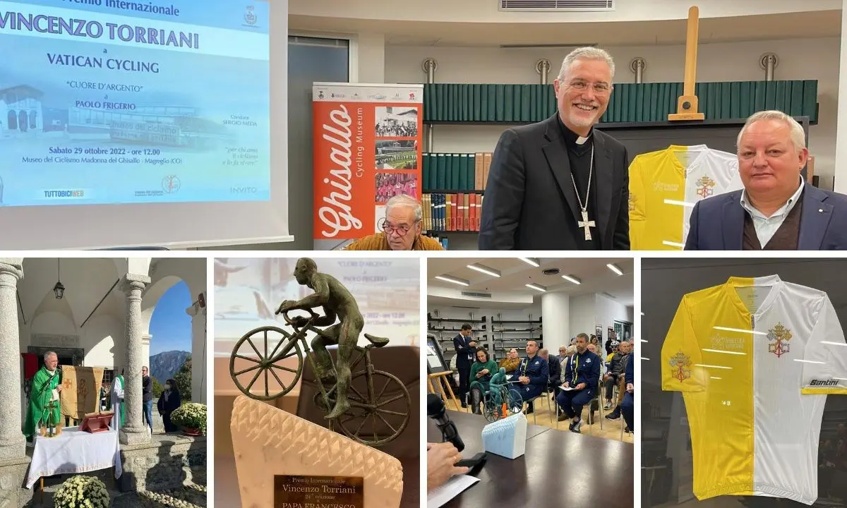 Cicismo: il Premio Torriano alla Vatican Cycling, la squadra del Papa