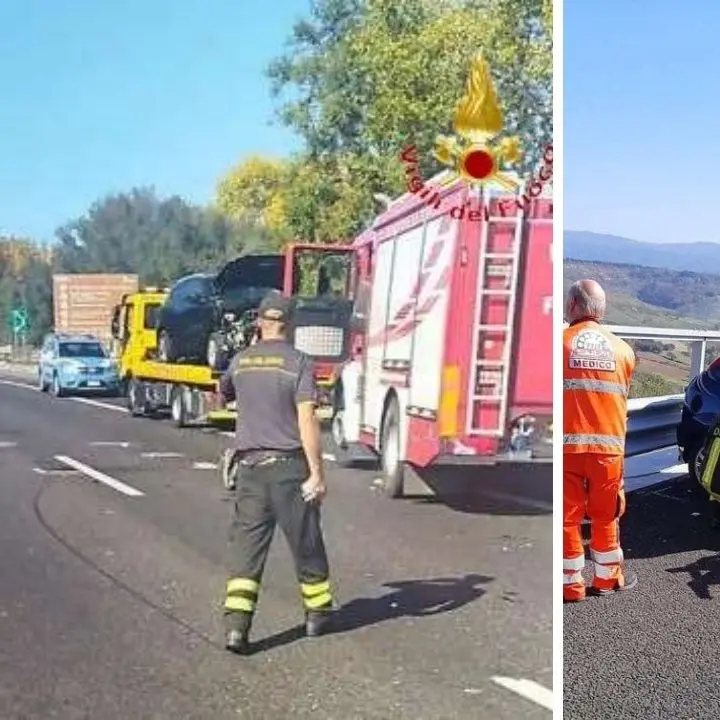 Incidente sull’A2 nel Vibonese, 2 auto coinvolte: delle quattro persone ferite una è stata trasferita in elisoccorso