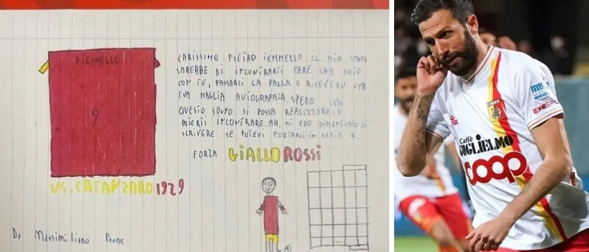 «Puoi portarci in Serie B?», la dolce richiesta di un piccolo tifoso del Catanzaro a Iemmello
