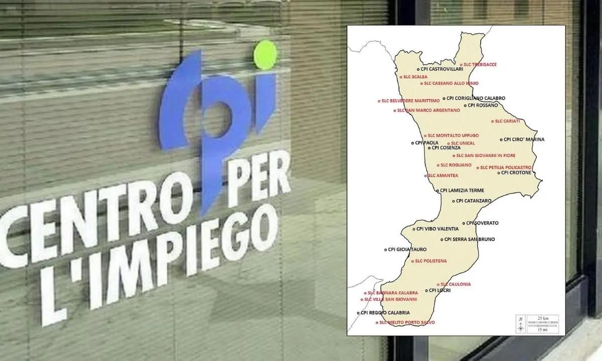 Centri impiego, Csa-Cisal: «In Calabria regna il caos. Sedi chiuse e altre aperte con pochi dipendenti»