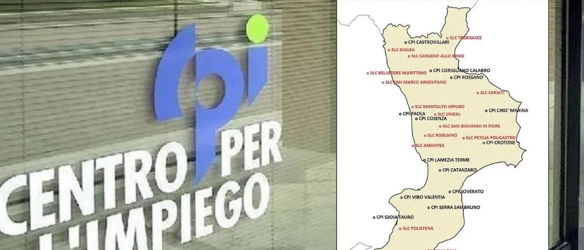 Centri impiego, Csa-Cisal: «In Calabria regna il caos. Sedi chiuse e altre aperte con pochi dipendenti»