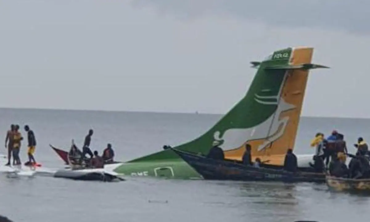 Incidente in Tanzania, aereo precipita nel Lago Vittoria: nessuna vittima, almeno 26 feriti