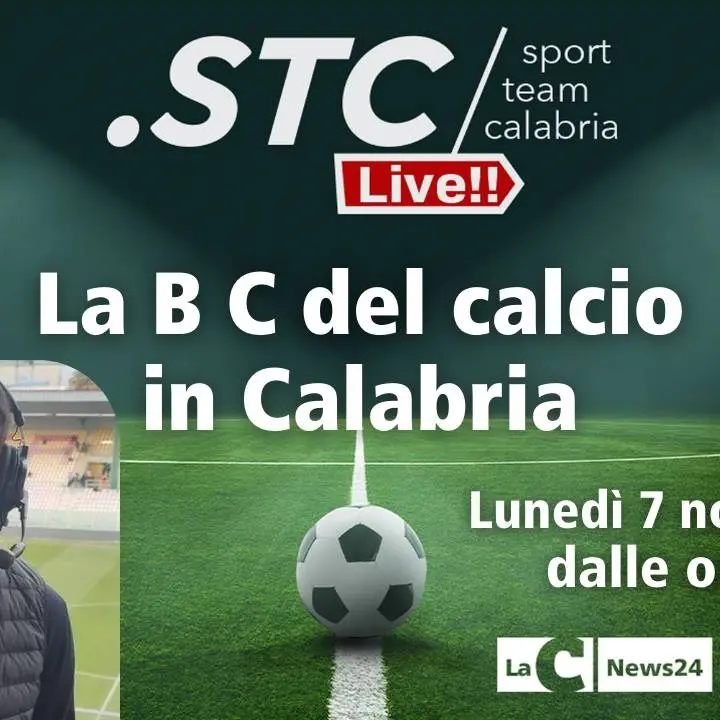 Torna la B C del calcio in Calabria, appuntamento in diretta su LaC News24