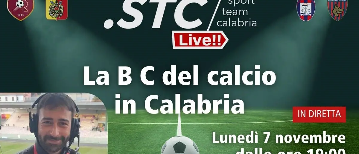 Torna la B C del calcio in Calabria, appuntamento in diretta su LaC News24