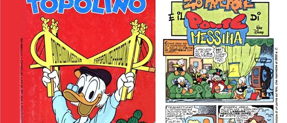 Ponte sullo Stretto, quando nel 1982 a costruirlo ci provò addirittura Zio Paperone