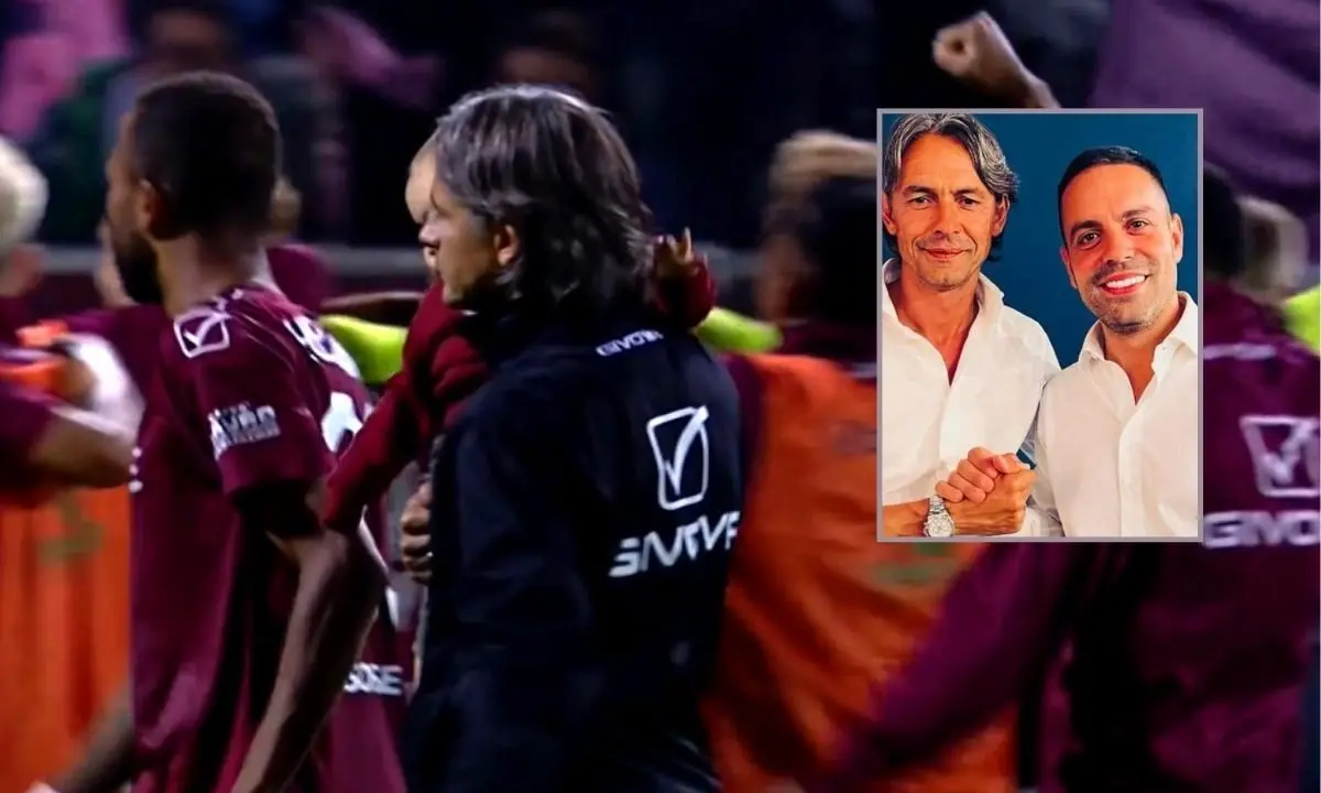 La notte della Reggina: il piccolo Edoardo Inzaghi sotto la Curva e Saladini che esalta papà Pippo