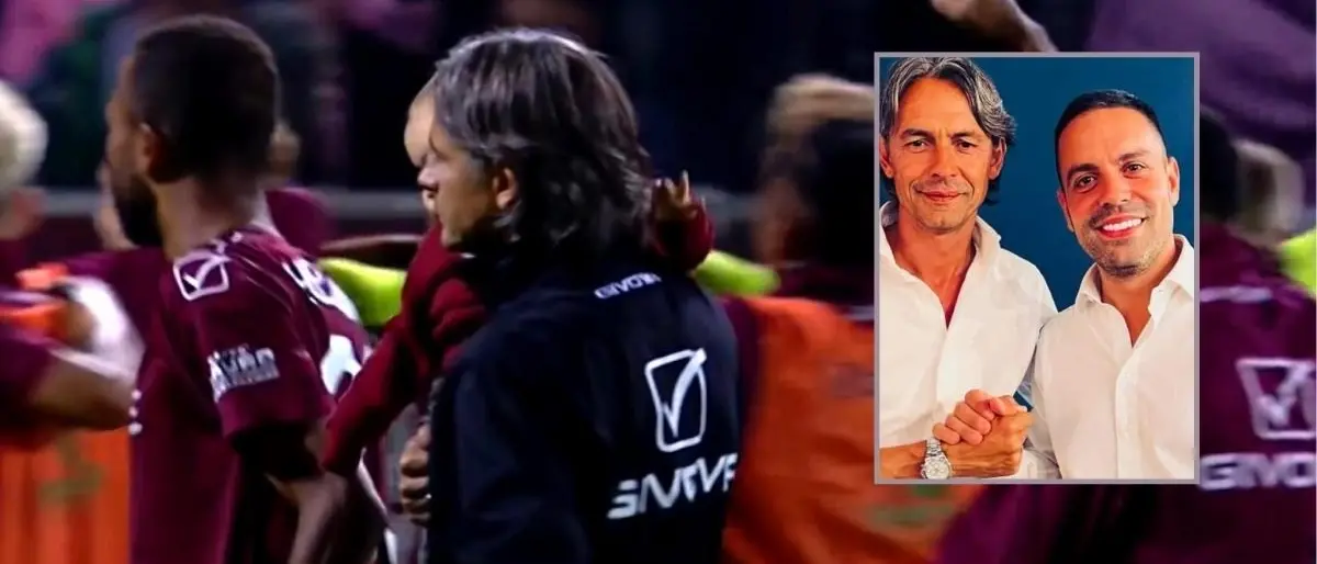 La notte della Reggina: il piccolo Edoardo Inzaghi sotto la Curva e Saladini che esalta papà Pippo