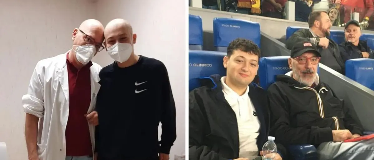 Tifoso laziale e dottore romanista insieme al derby dopo il trapianto salvavita