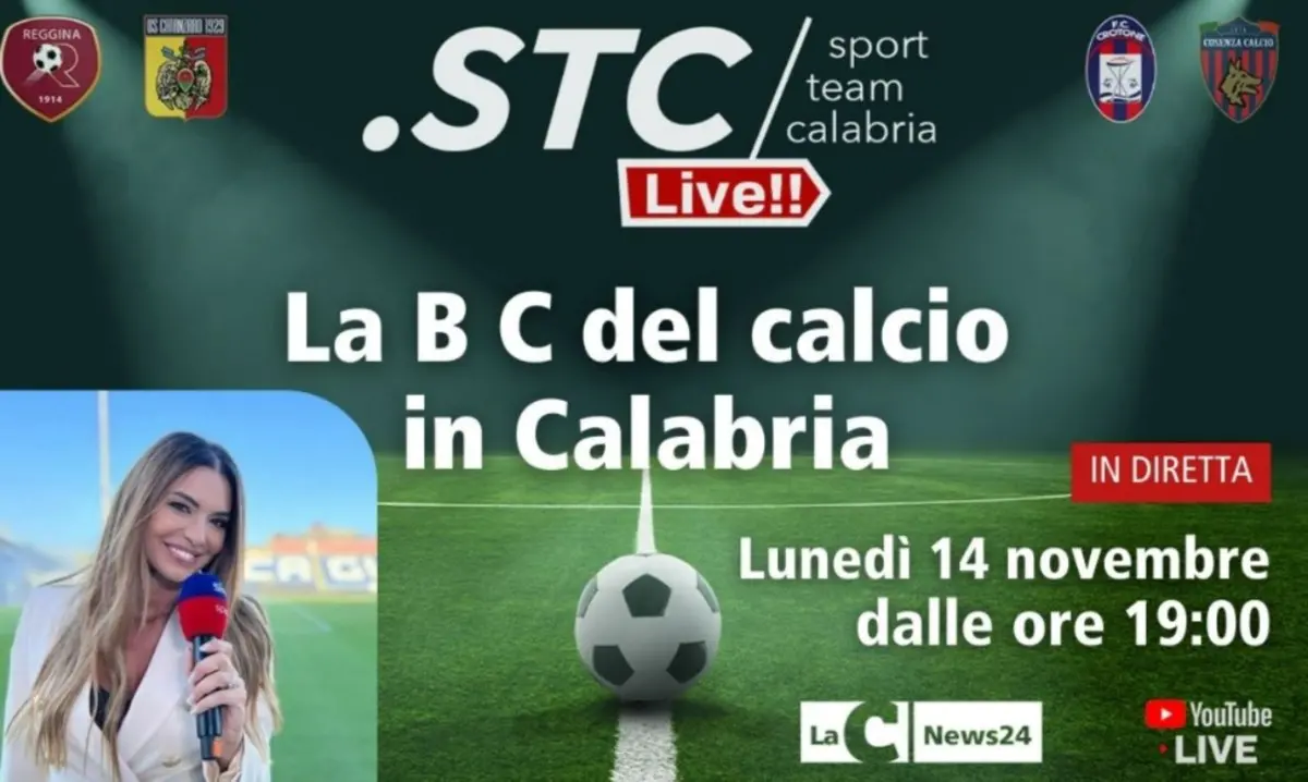 Torna la B C del calcio in Calabria, appuntamento in diretta su LaC News24