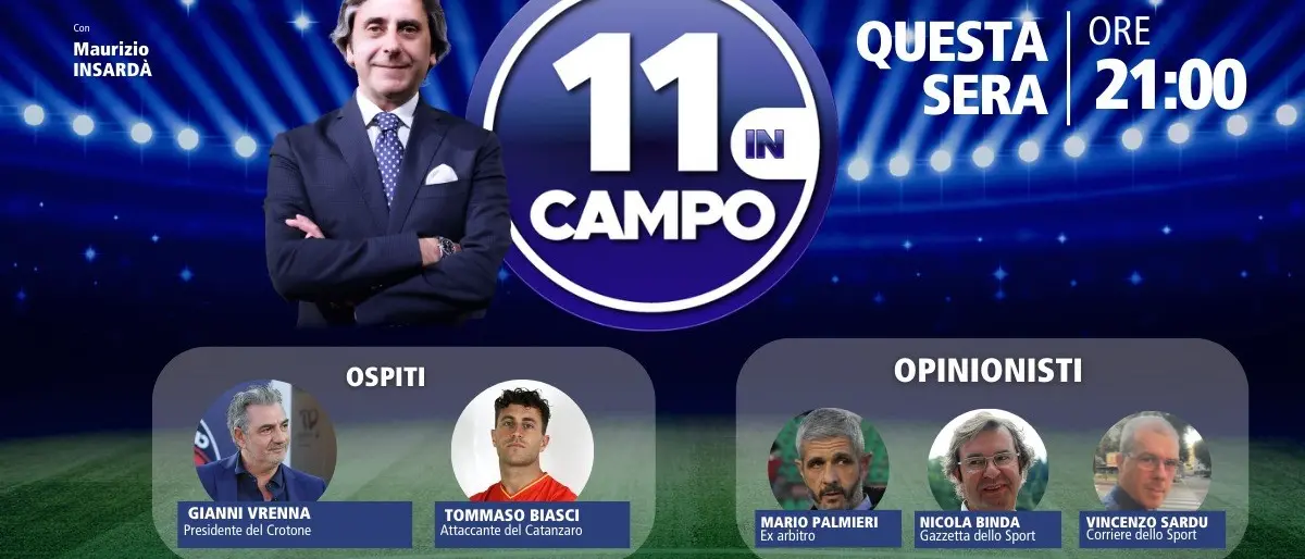 Serie B, Catanzaro e Crotone a 11 in campo: ospiti il presidente rossoblù Vrenna e il bomber delle aquile Biasci