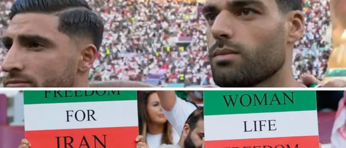 Mondiali, i calciatori dell’Iran non cantano l’inno nazionale: la protesta contro il regime di Teheran