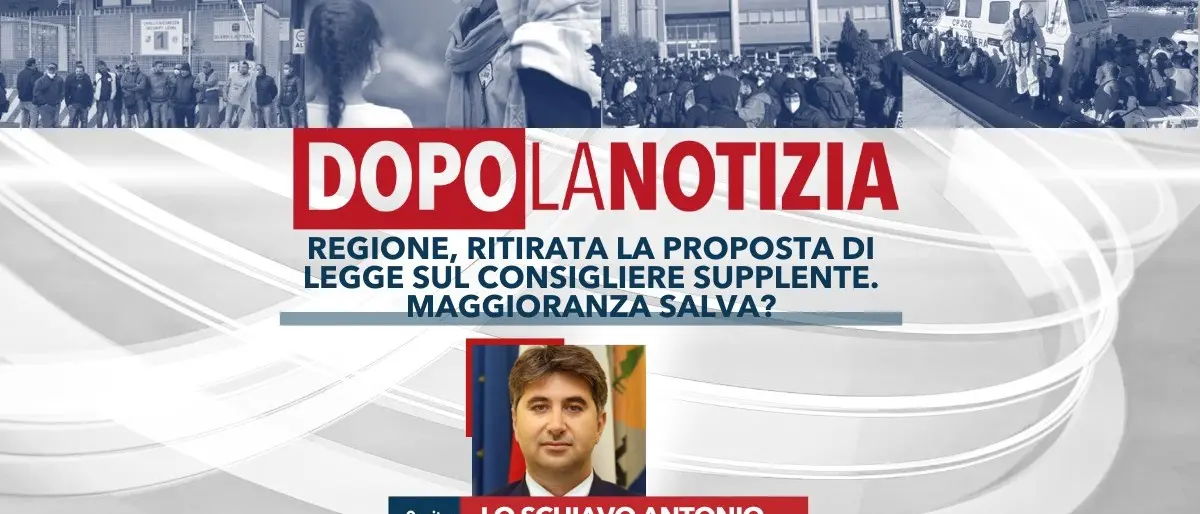 Ritirata la proposta di legge sul consigliere supplente, focus a Dopo la notizia