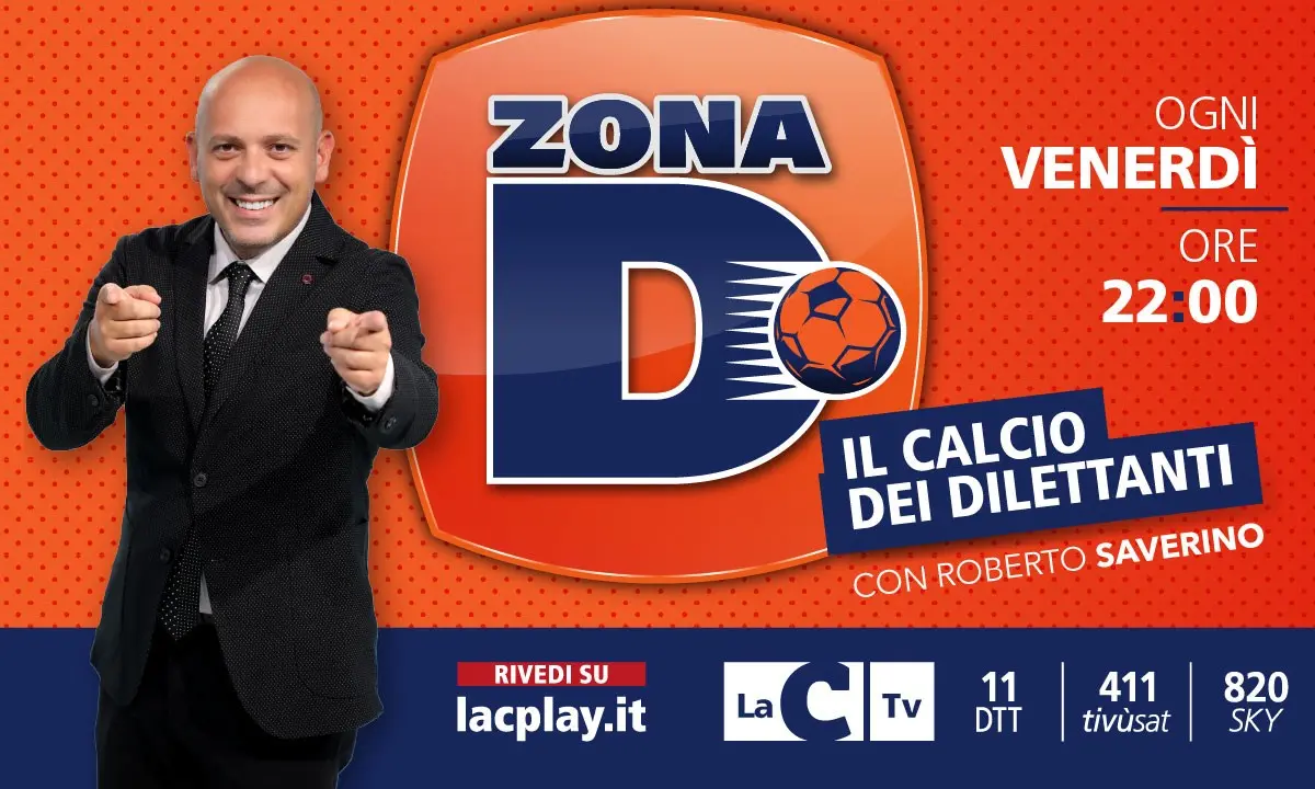 Zona D, il calcio dilettantistico oggi su LaC Tv: ospiti Chiarello del Soriano e Nicoletti della Morrone