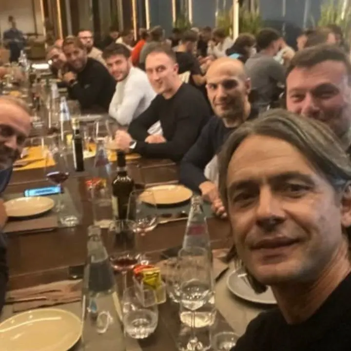 Reggina, Inzaghi a cena con staff e dirigenti. Poi racconta: «Ecco quando ho capito di essere nel posto giusto»