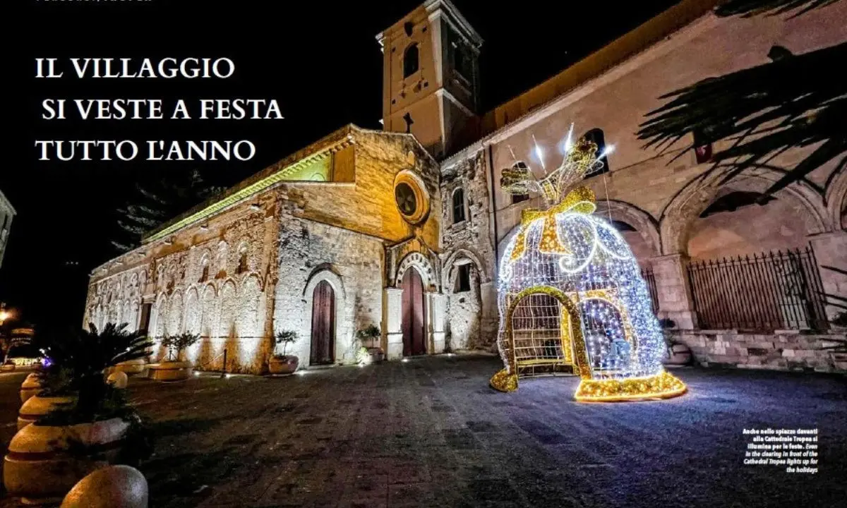 Tropea, il 26 novembre si accendono le luci del villaggio di Natale: evento ripreso dal magazine Borghi più belli