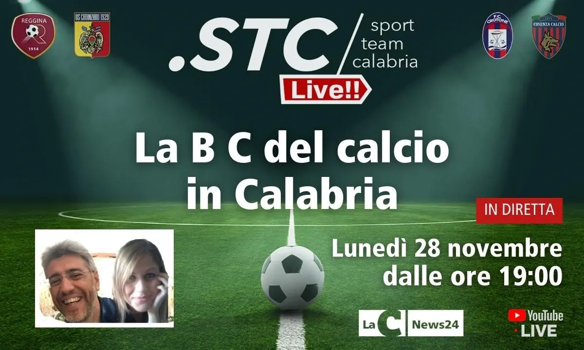 Torna la B C del calcio calabrese, appuntamento in diretta su LaC News24