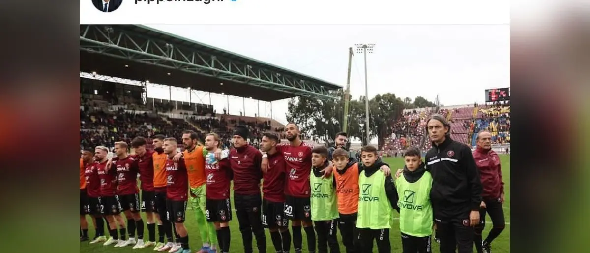 Reggina, Inzaghi sui social chiude le polemiche scaturite dopo la partita col Benevento