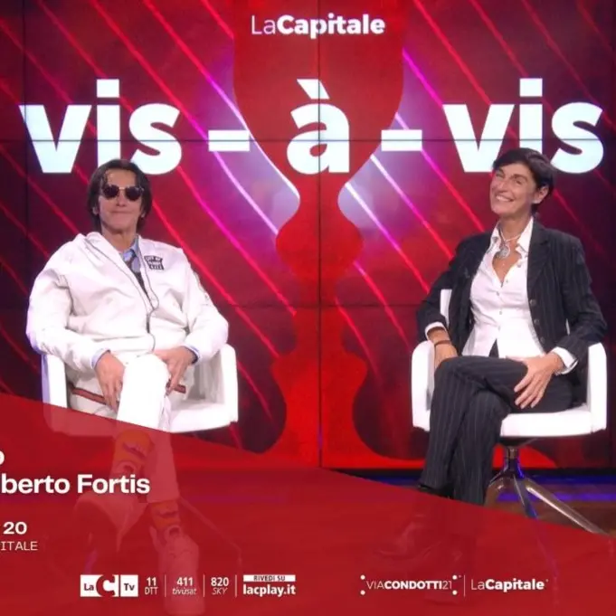 Alberto Fortis ospite questa sera della nuova puntata de LaCapitale vis-a-vis