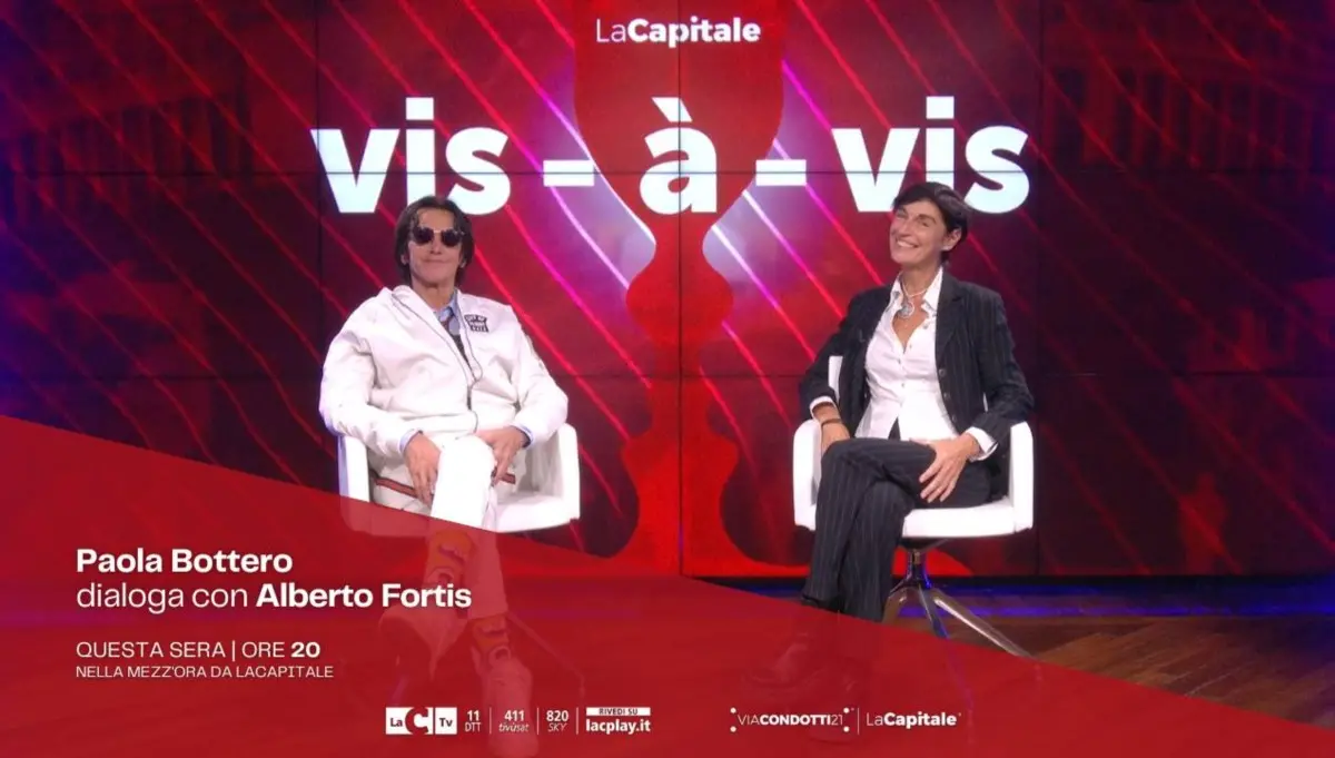 Alberto Fortis ospite questa sera della nuova puntata de LaCapitale vis-a-vis