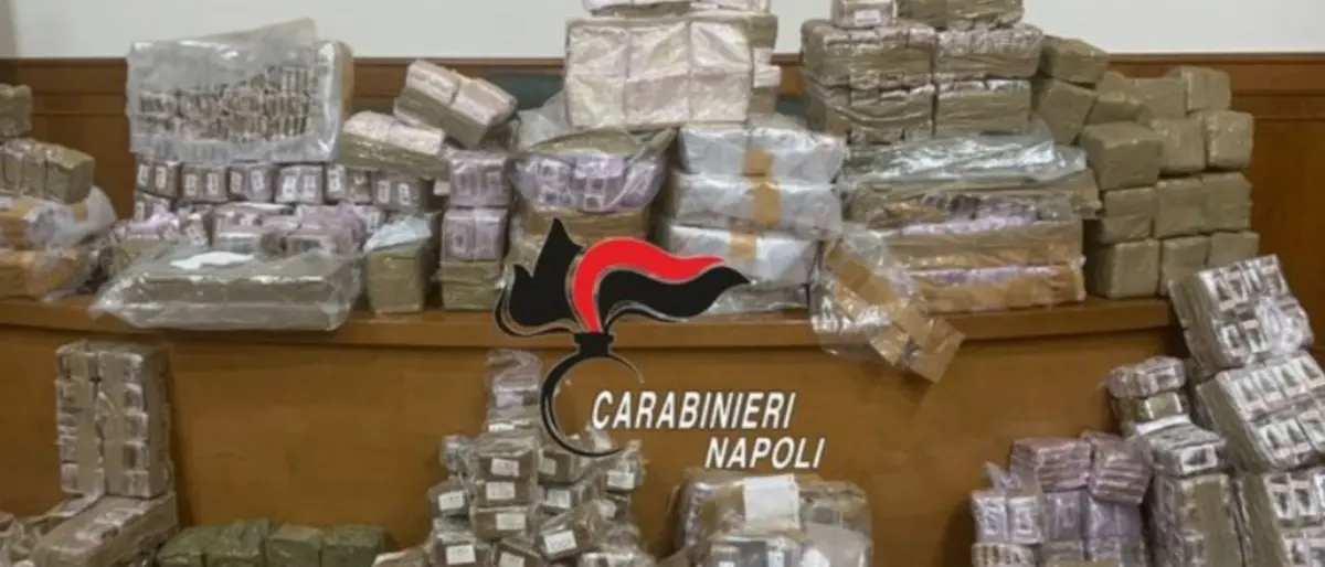 Maxi sequestro di droga in una villetta nel Casertano: arrestate mamma e figlia