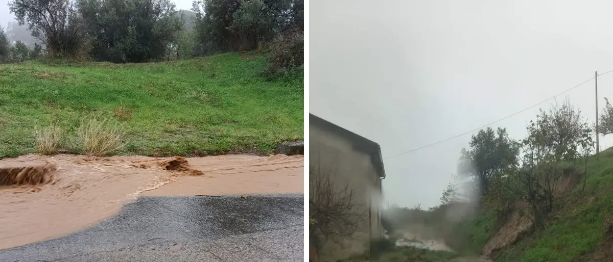 Frane e smottamenti a causa del maltempo, una frazione di Vaccarizzo Albanese isolata da ieri