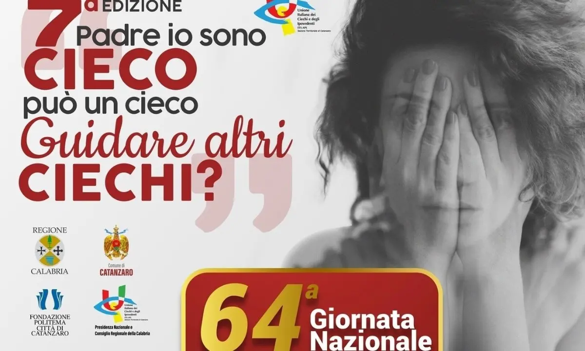 “Padre io sono cieco, può un cieco guidare altri ciechi?”, non vedenti sul palco del Politeama