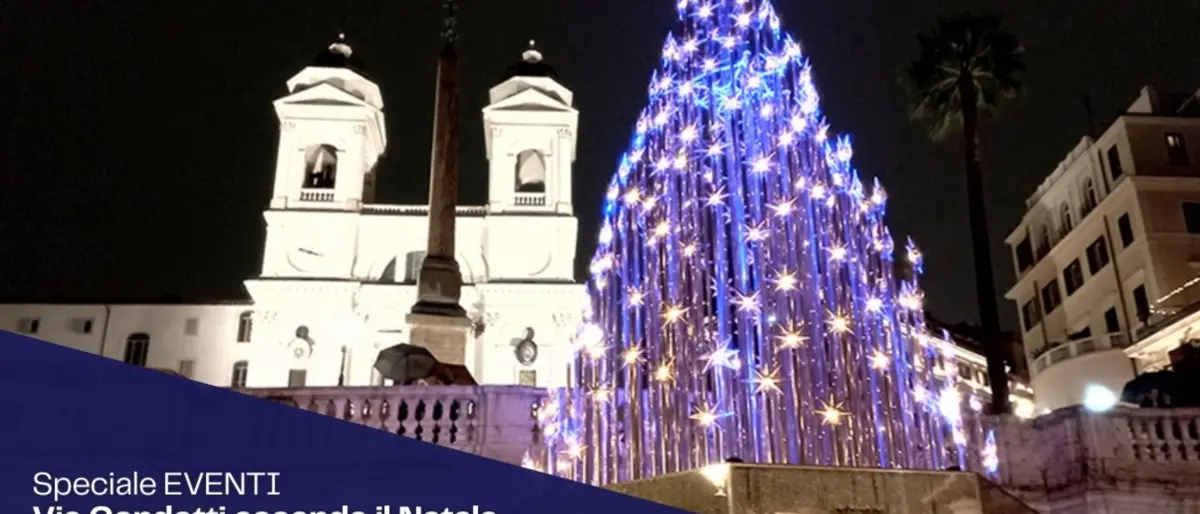 Roma, via Condotti accende il Natale: questa sera lo speciale de LaCapitale