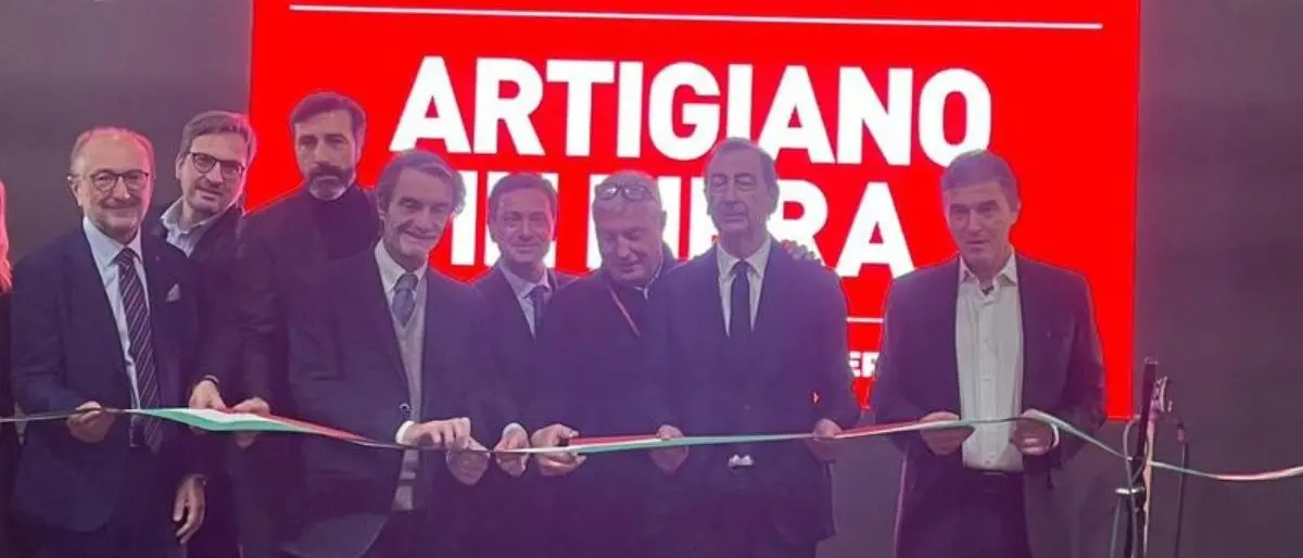 Milano, l’assessore regionale Varì al taglio del nastro inaugurale di Artigiano in fiera